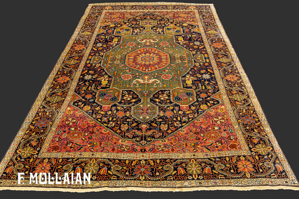 Persian Saruk Farahan Antique Rug n°:58122537